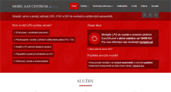 Desktop Screenshot of mobilgas.cz