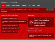 Tablet Screenshot of mobilgas.cz